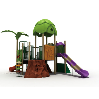 Playsets personalizados para crianças da floresta verde ao ar livre para a pré-escola