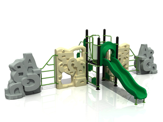 Playground para crianças ao ar livre Conjunto de brinquedos de parede de escalada de plástico para jardim de infância