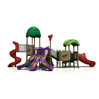 Parque infantil Adventure Forest Hill ao ar livre Treehouse Playground Slide